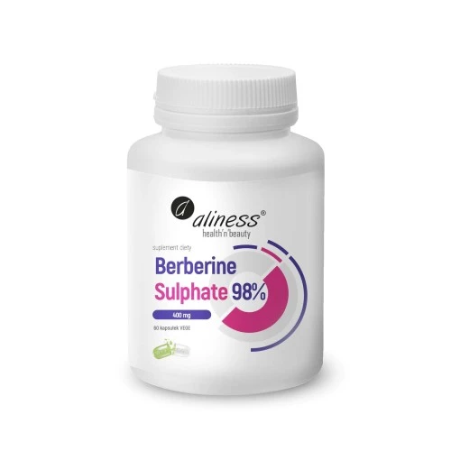 Aliness - Berberine Sulphate 98% 400 mg - 60 kapsułek